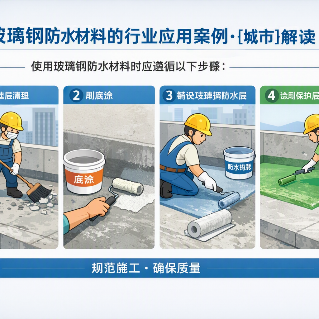 玻璃钢防水材料的行业应用案例，蚌埠解读